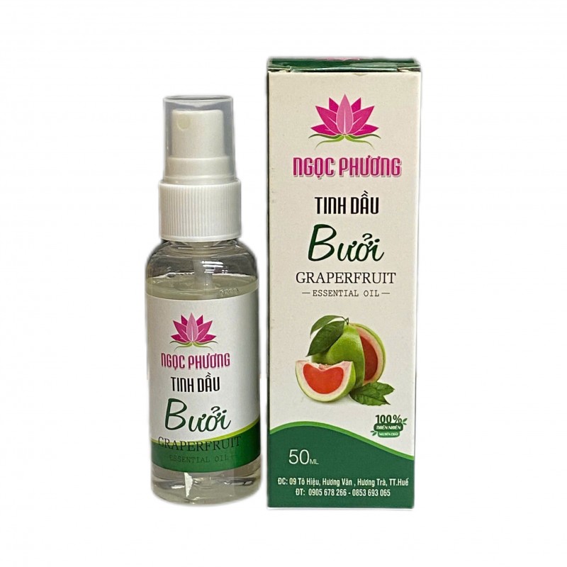 Tinh dầu bưởi chai 50ml Ngọc Phương đặc sản Huế