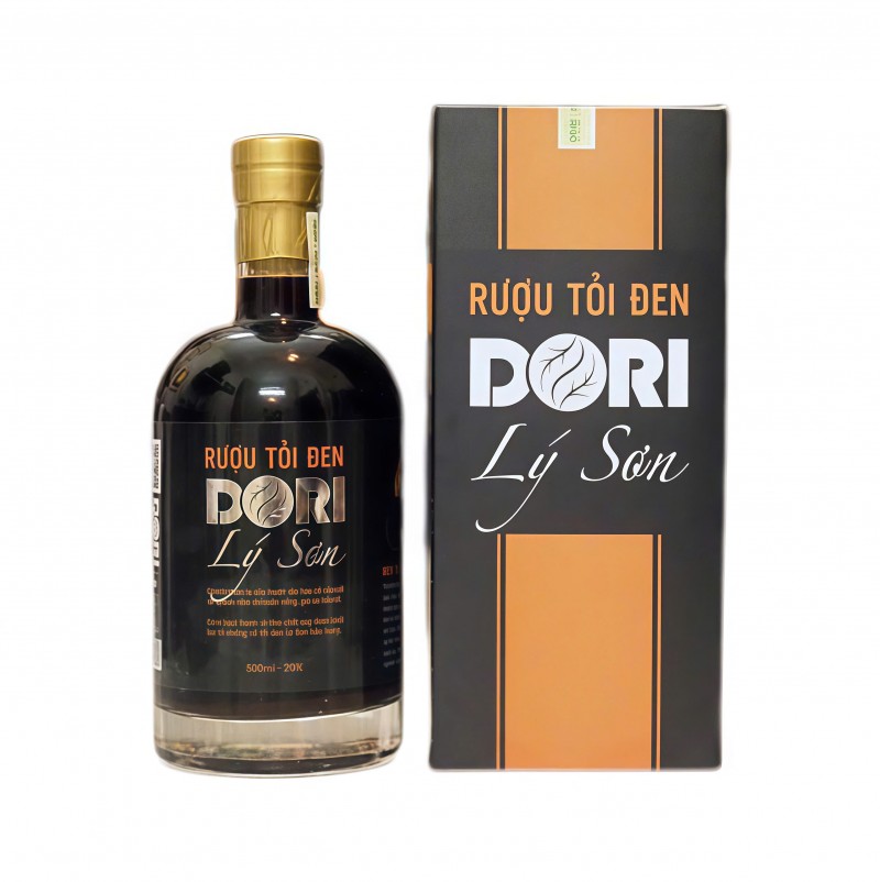 Rượu tỏi đen Lý Sơn chai 500ml đặc sản Quảng Ngãi