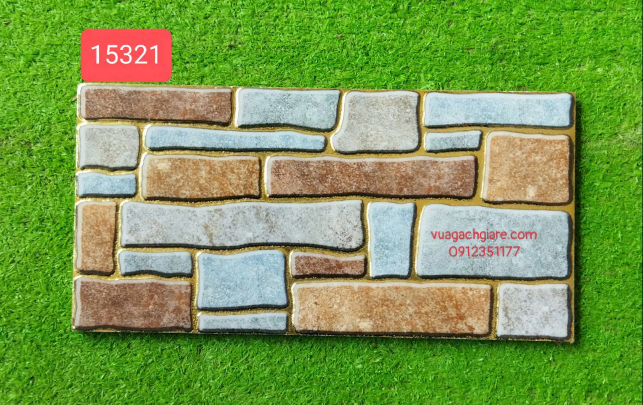 Gạch Khắc Kim 15x30 Cao Cấp nhũ vàng đá ghép 15321 - 15322 - 15320
