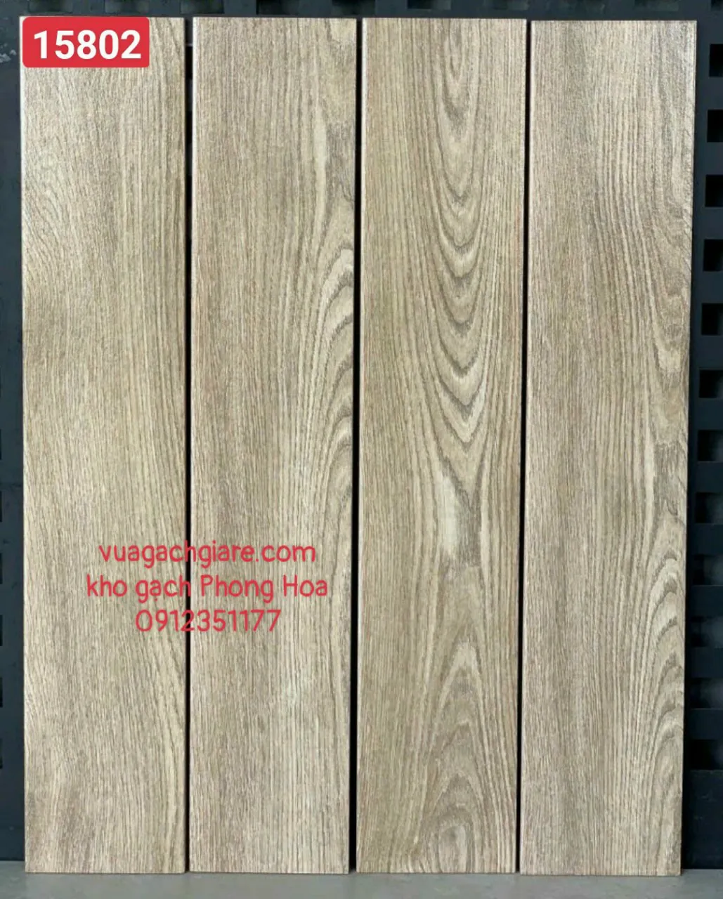 Gạch Vân Gỗ 15x80 Cerato nâu đất CR15802