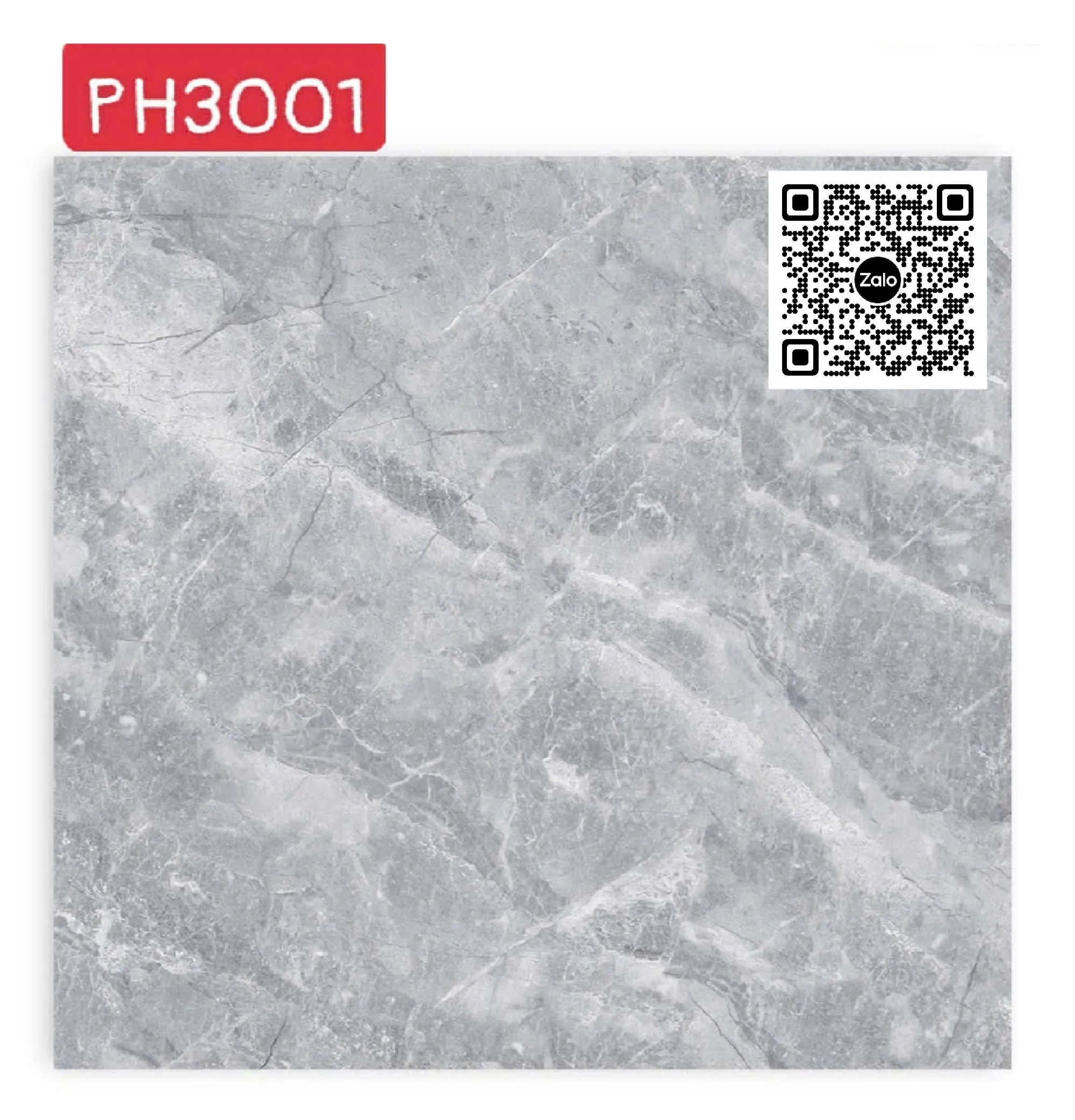 Gạch Men 30x30 Ốp Lát Toilet xám vân đá 3001