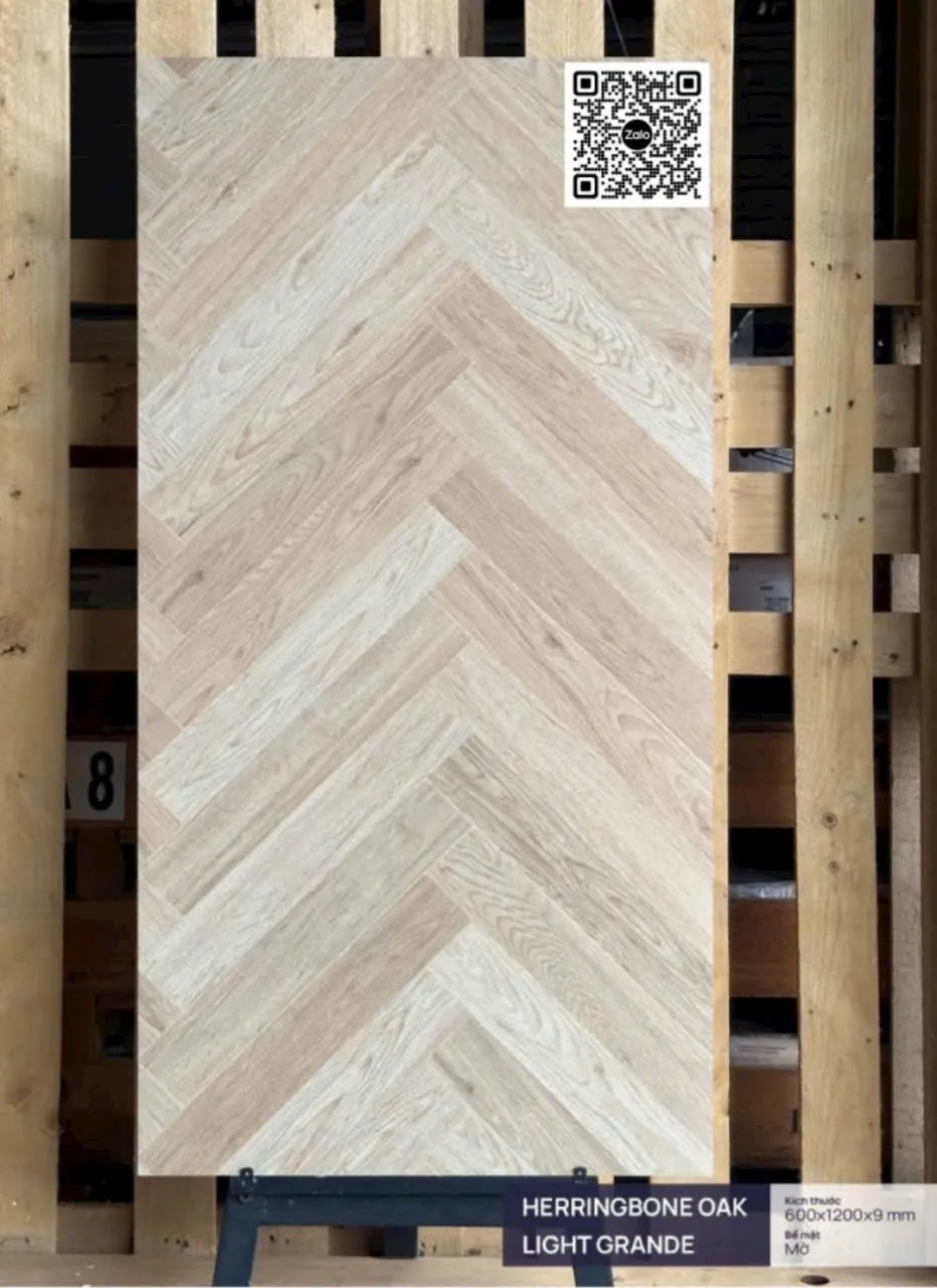 Gạch Đá Mờ 60x120 Ốp Lát Giá Rẻ vân gỗ vàng kem