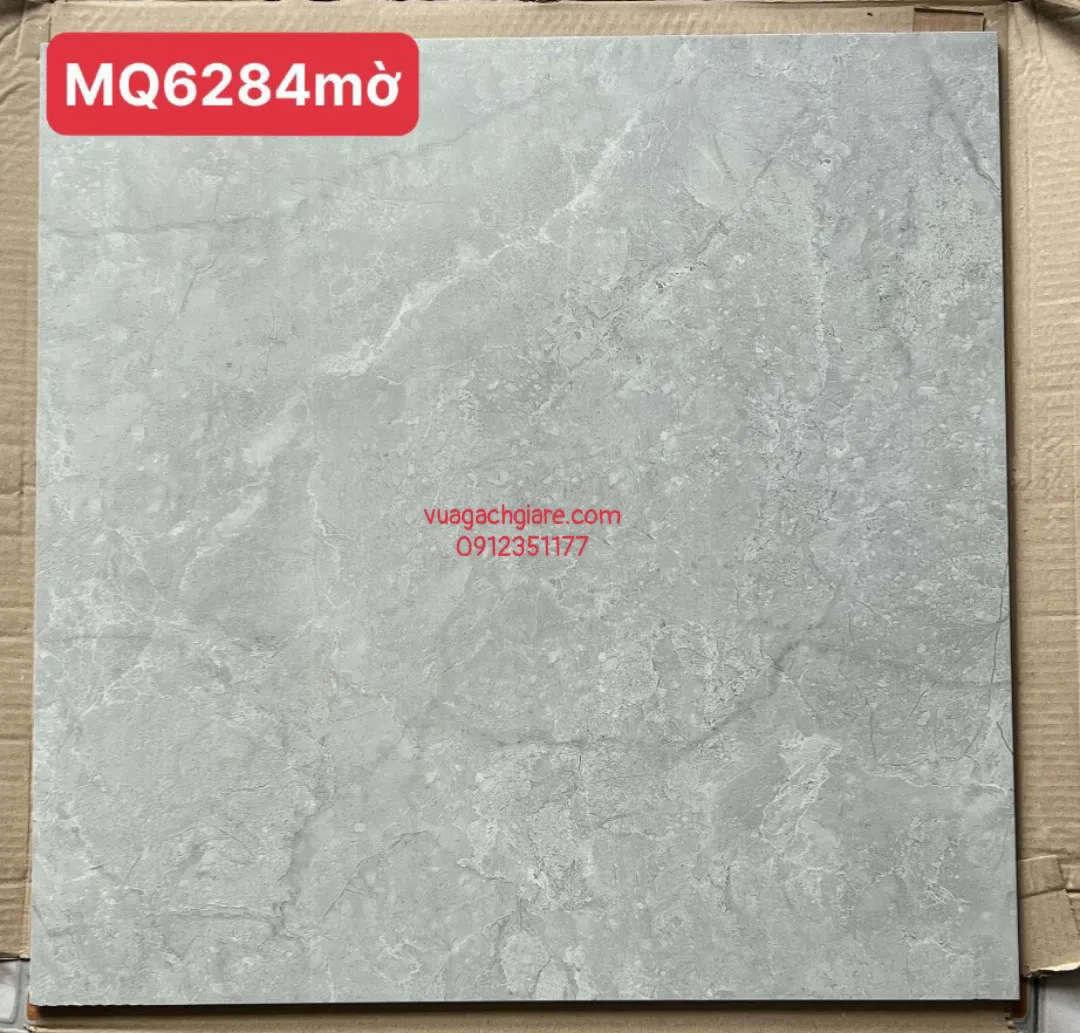 Gạch Men Mờ 60x60 Lát Nền Giá Rẻ PAK xám vân đá MQ6284