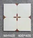 Gạch Bông Trung Quốc, men mờ xương porcelain, KT 400x400mm, WH1431 (1 hộp/10 viên/1m2)
